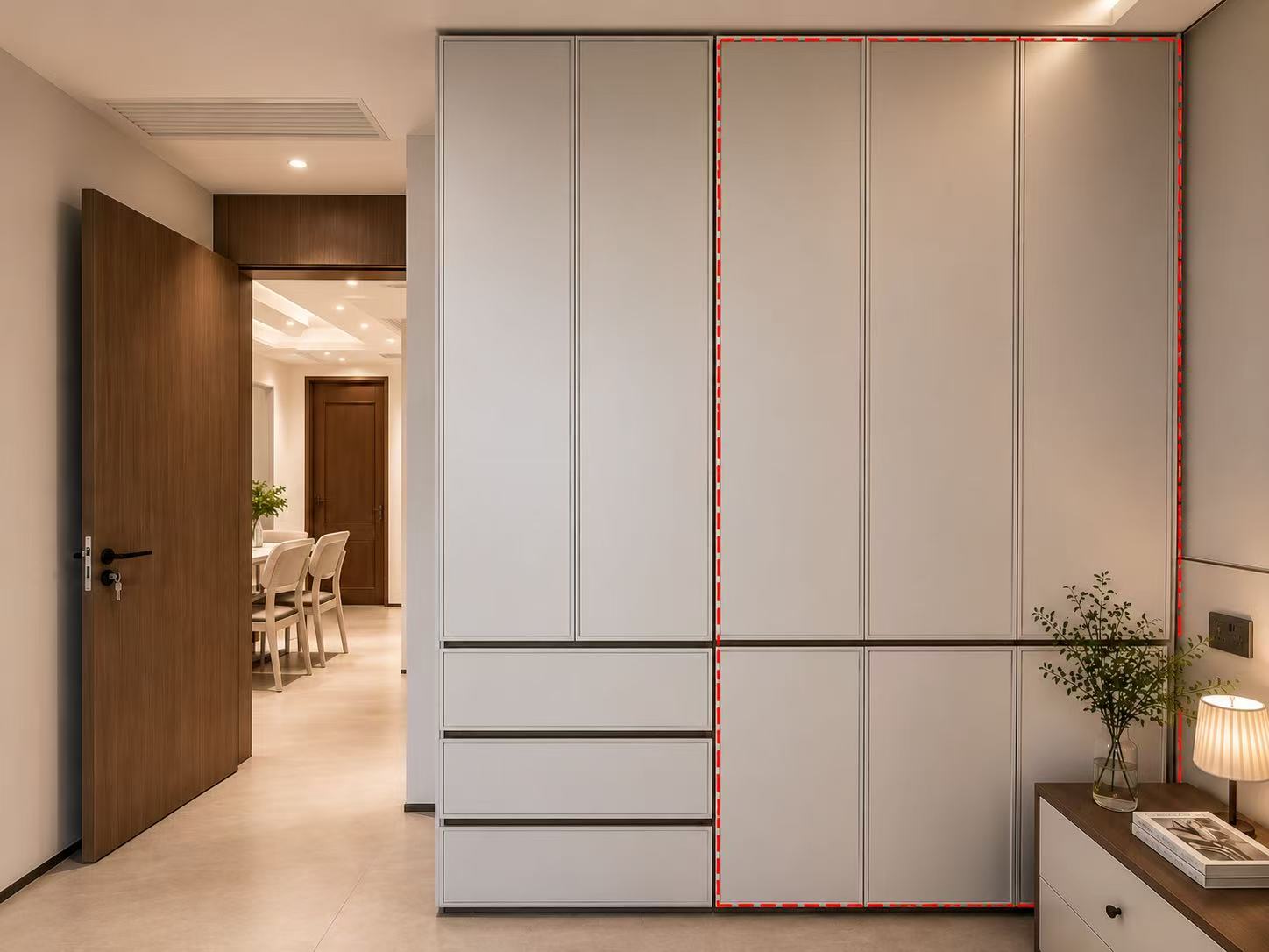 3 Door Wardrobe