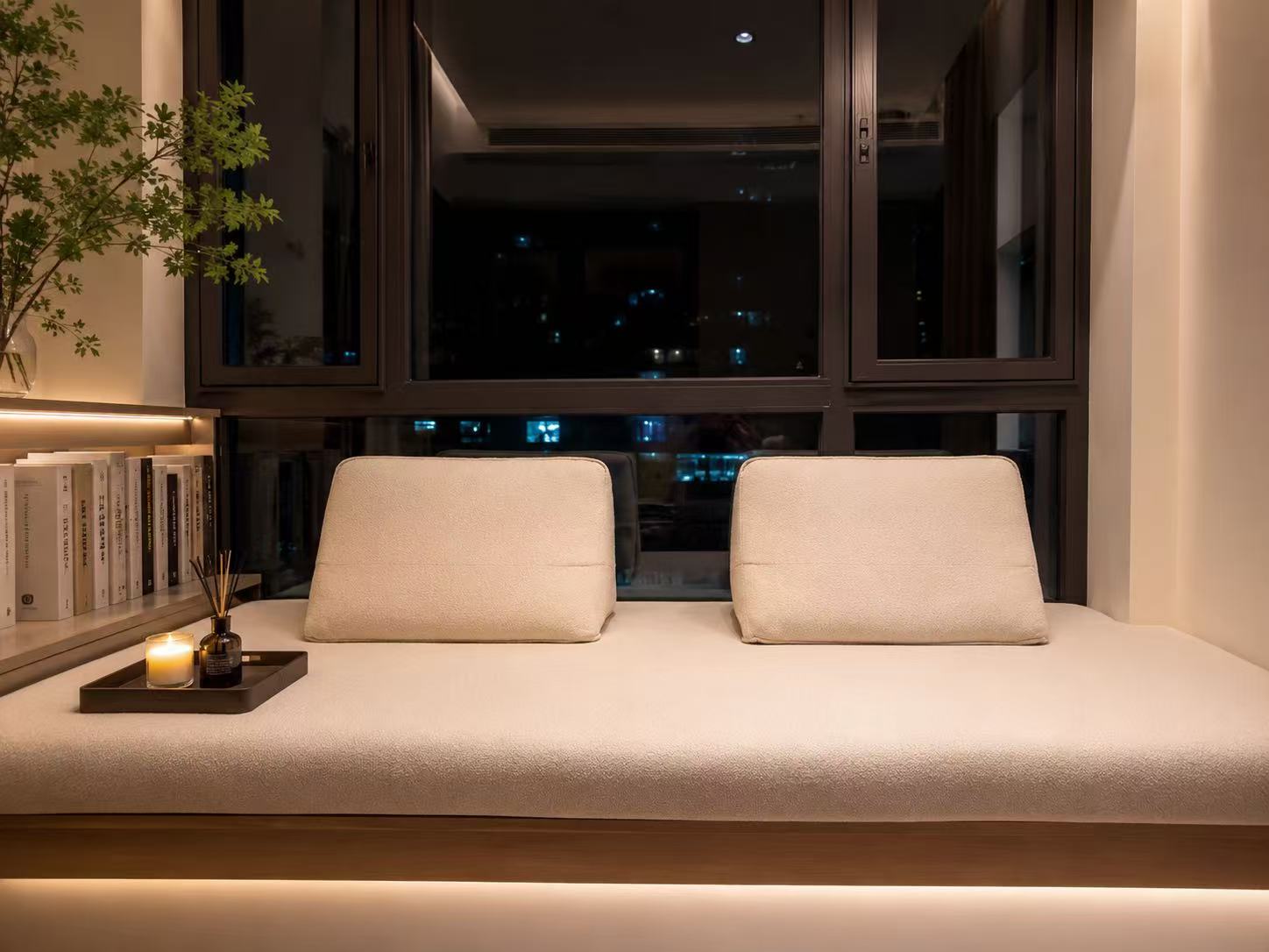 Window Seat Sofa with 2 Hard Cusions for A1, A2, A3, A4, A5, A8 TYPE