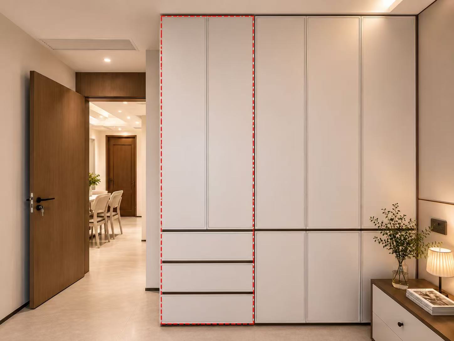 2 Door Wardrobe with Drawers